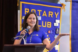 Rotary Assistant Governor visits Franklin